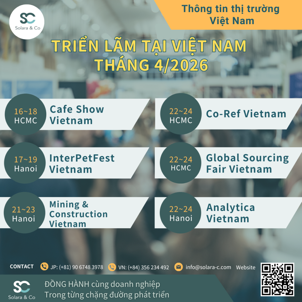 Tổng hợp hội chợ & triển lãm tháng 4/2026
