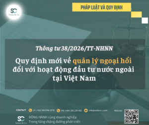 Thông tư 38/2026/TT-NHNN: Quy định mới về quản lý ngoại hối đối với hoạt động đầu tư nước ngoài tại Việt Nam