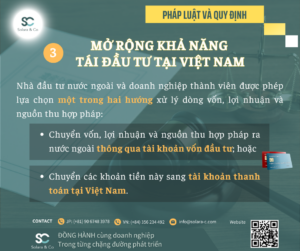 Mở rộng khả năng tái đầu tư tại Việt Nam