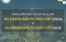 tài khoản đầu tư trực tiếp và tài khoản đầu tư gián tiếp